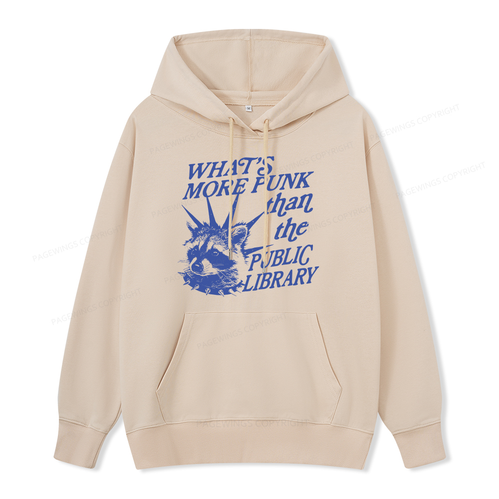 Pagewings What’s More Punk Than The Public Library Unisex Classic Hoodie