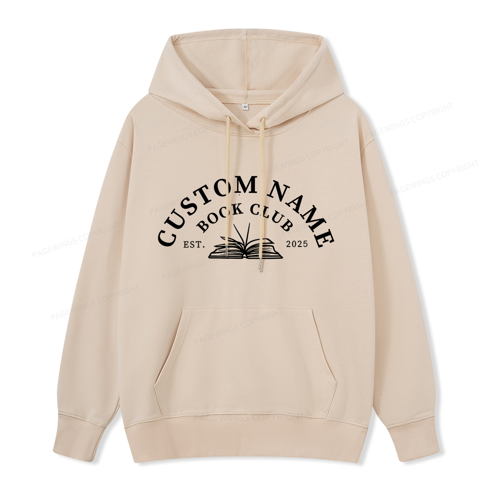 Pagewings Personalized Custom Book Club Unisex Classic Hoodie