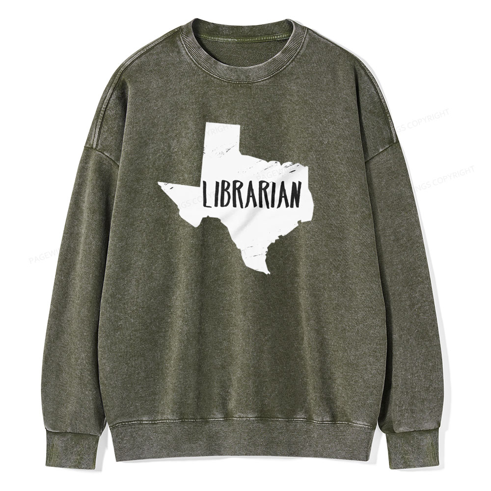 Pagewings Thanku Next Chapter Unisex Washed Sweatshirt