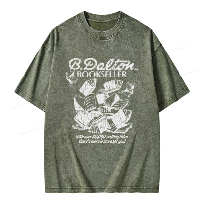 Pagewings B. Dalton Bookseller Unisex Washed T-shirt