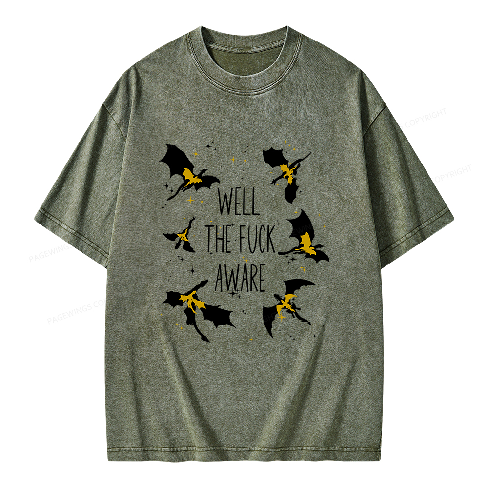 Pagewings Xaden Riorson Quote Unisex Washed T-shirt