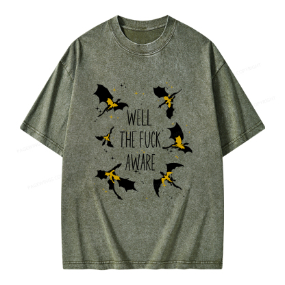 Pagewings Xaden Riorson Quote Unisex Washed T-shirt