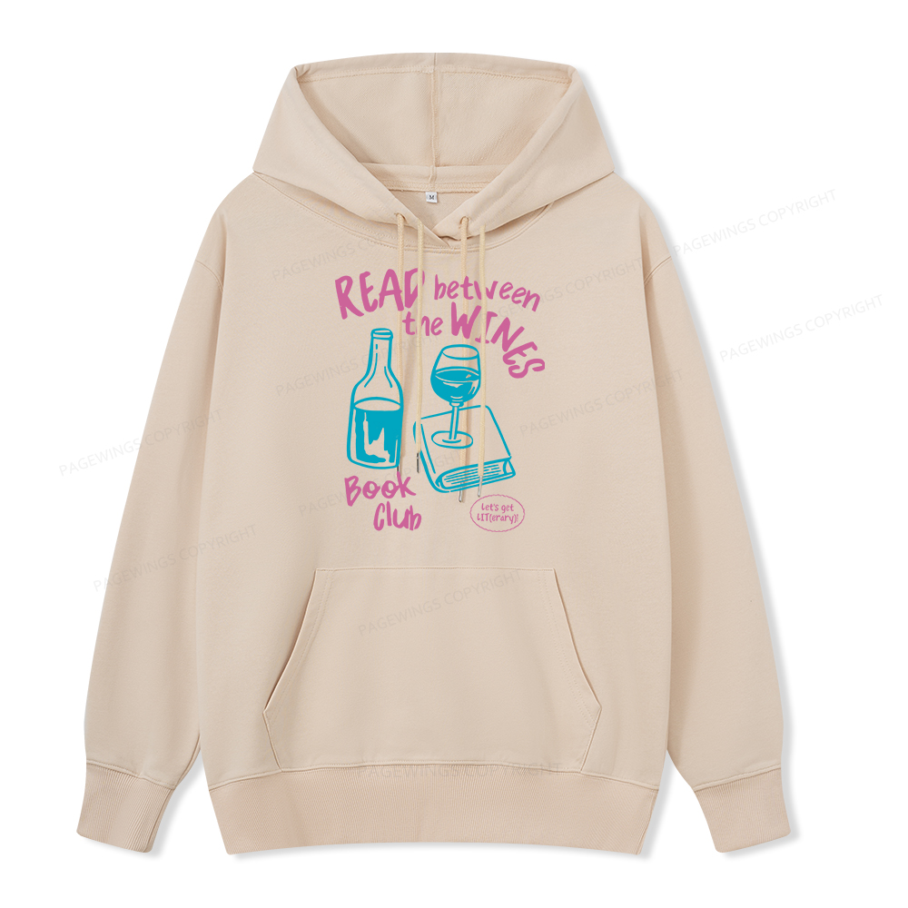 Pagewings Wine Lover Book Club Unisex Classic Hoodie