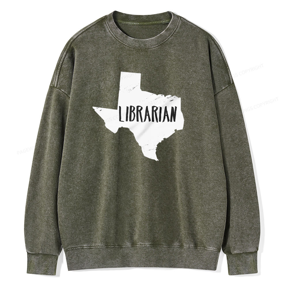 Pagewings Thanku Next Chapter Unisex Washed Sweatshirt