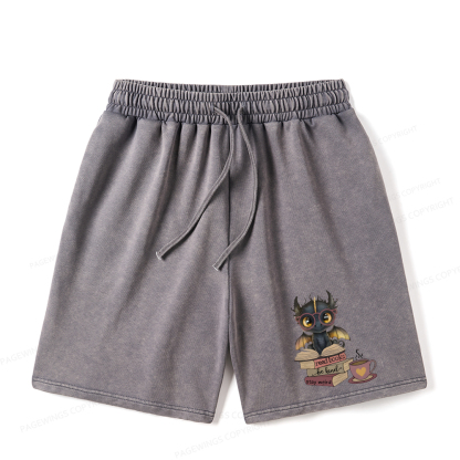 Pagewings Fourth Wing Dargon Unisex Washed Shorts