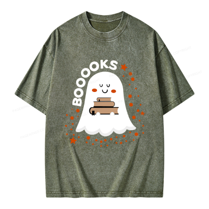 Pagewings Booooks Unisex Washed T-shirt