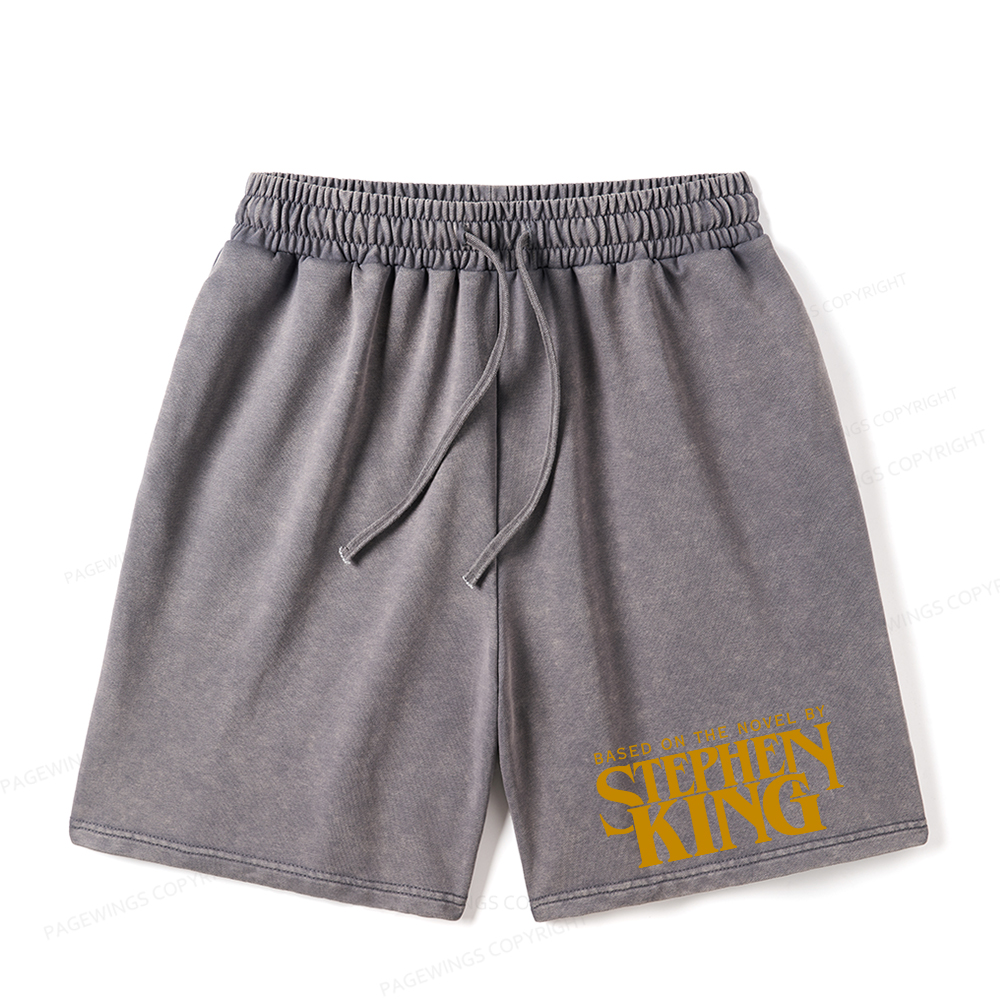 Pagewings Based On A Novel By Stephen King Unisex Washed Shorts
