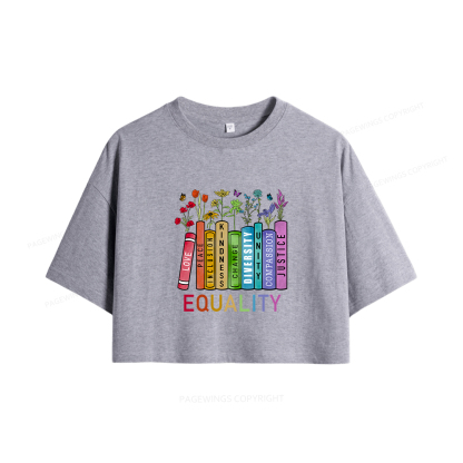 Pagewings Equal Rights Women Crop Tops
