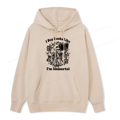 Pagewings I Buy Books Like I'm Immortal Unisex Classic Hoodie