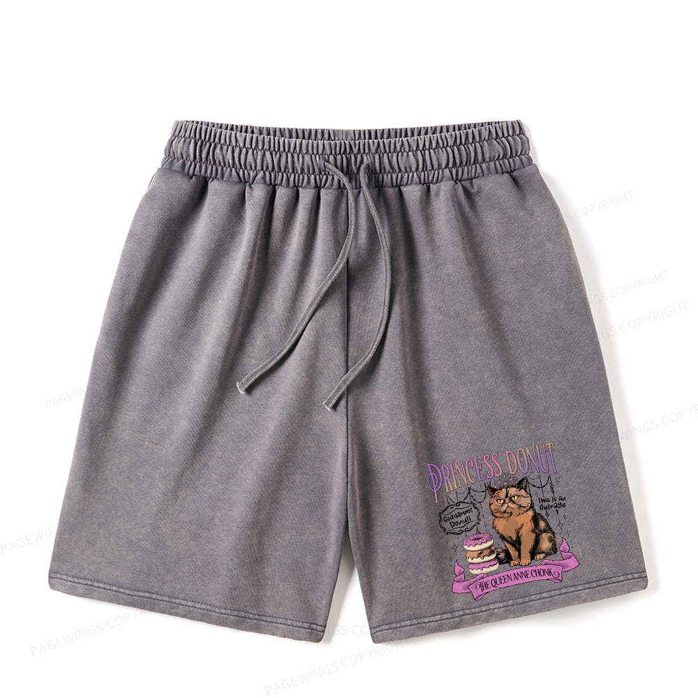 Pagewings Sci-Fi Book Lovers Unisex Washed Shorts