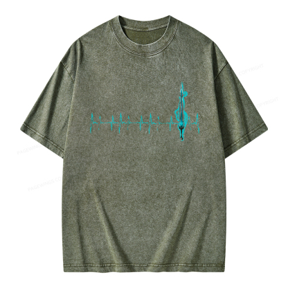 Pagewings Ten Heartbeats Stormlight Unisex Washed T-shirt