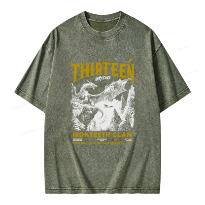 Pagewings The Thirteen Unisex Washed T-shirt