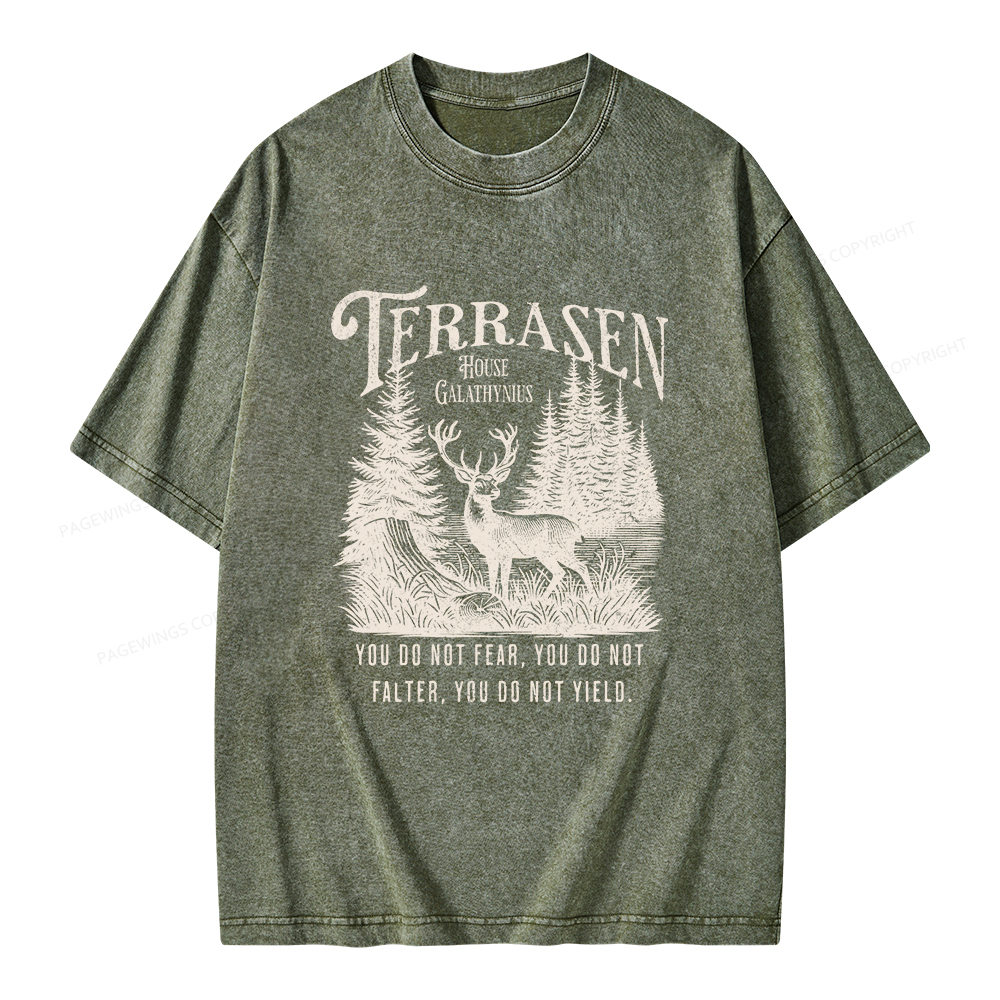 Pagewings Terrasen Unisex Washed T-shirt