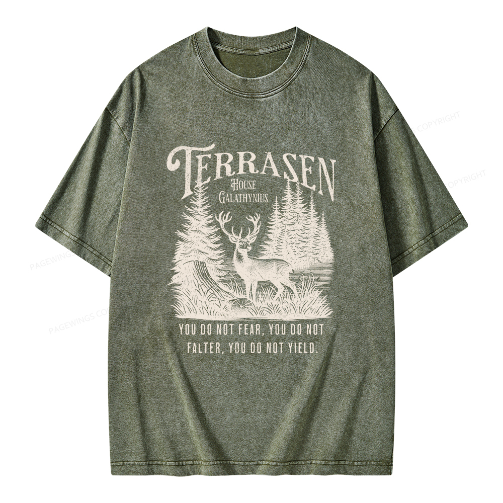 Pagewings Terrasen Unisex Washed T-shirt