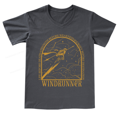 Pagewings Windrunner V-neck T-shirt