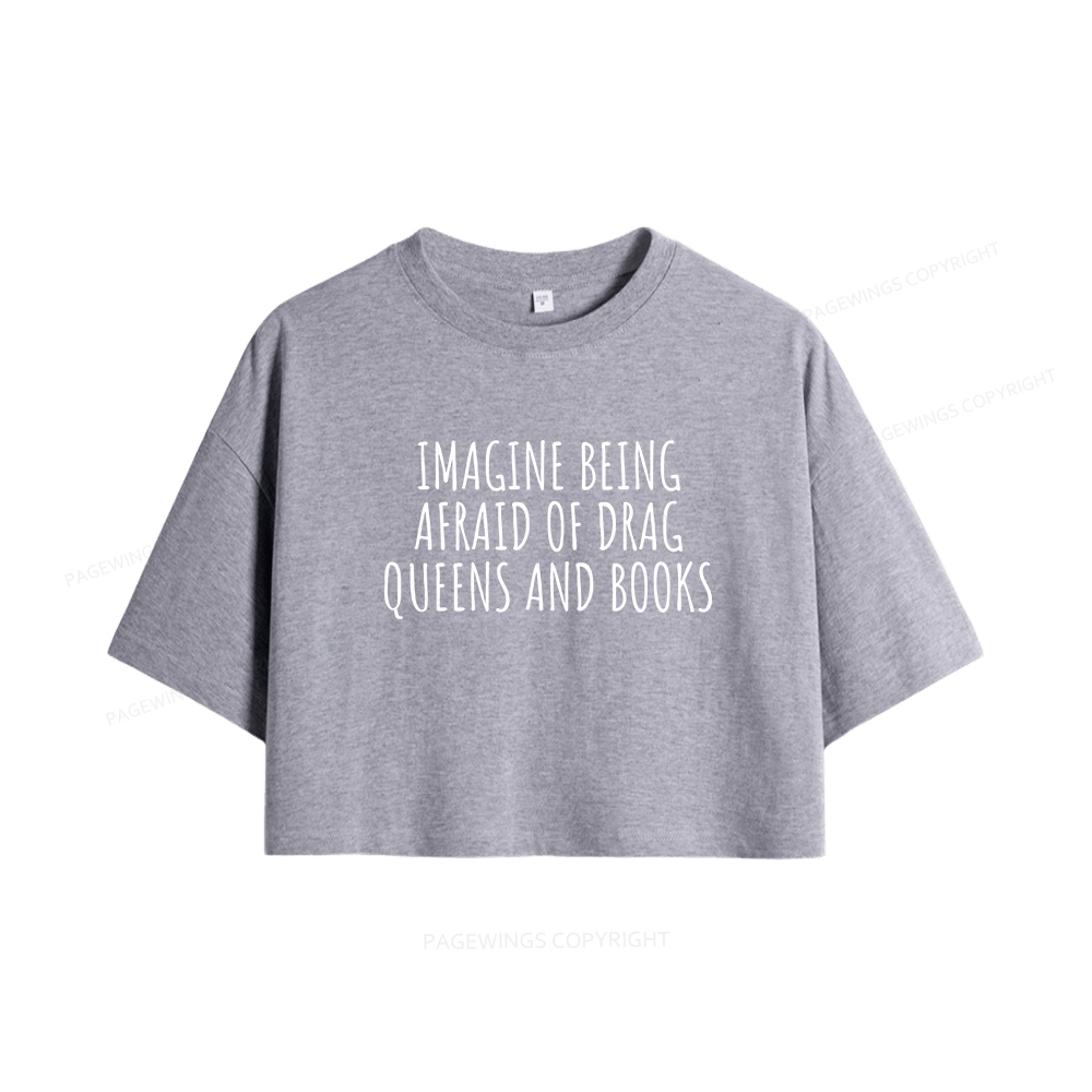 Pagewings Funny Liberal Women Crop Tops