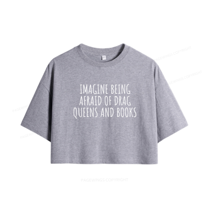 Pagewings Funny Liberal Women Crop Tops