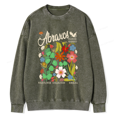 Pagewings Abraxos Unisex Washed Sweatshirt