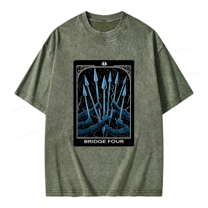 Pagewings Bridge Four Unisex Washed T-shirt