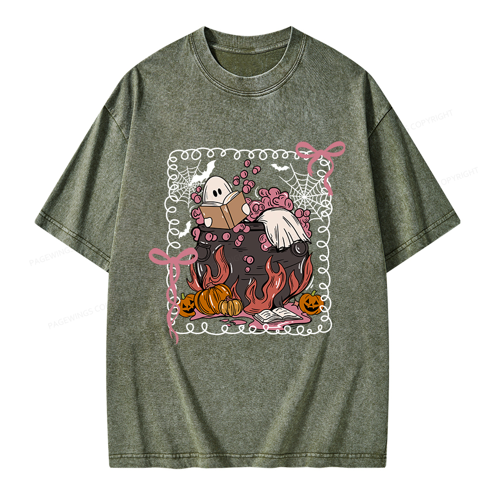 Pagewings Booookaholic Unisex Washed T-shirt