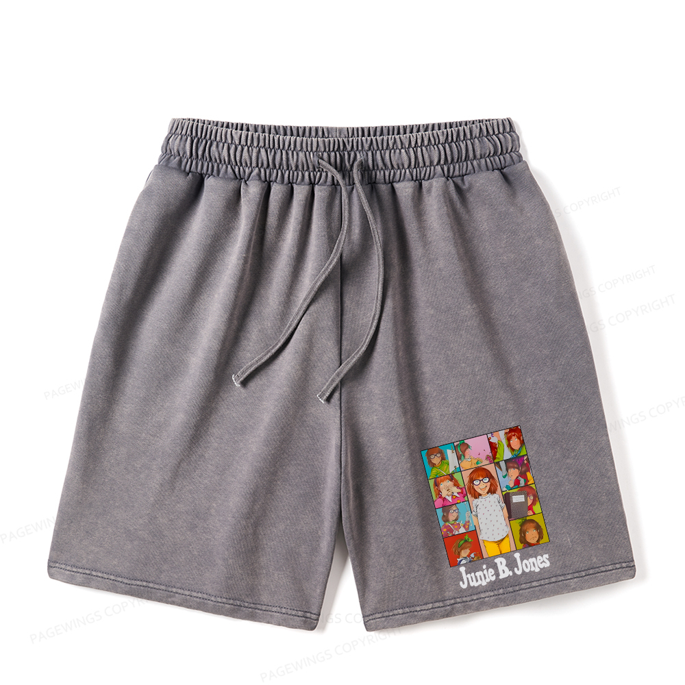 Pagewings Junie B Jones Unisex Washed Shorts