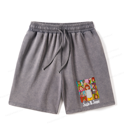 Pagewings Junie B Jones Unisex Washed Shorts