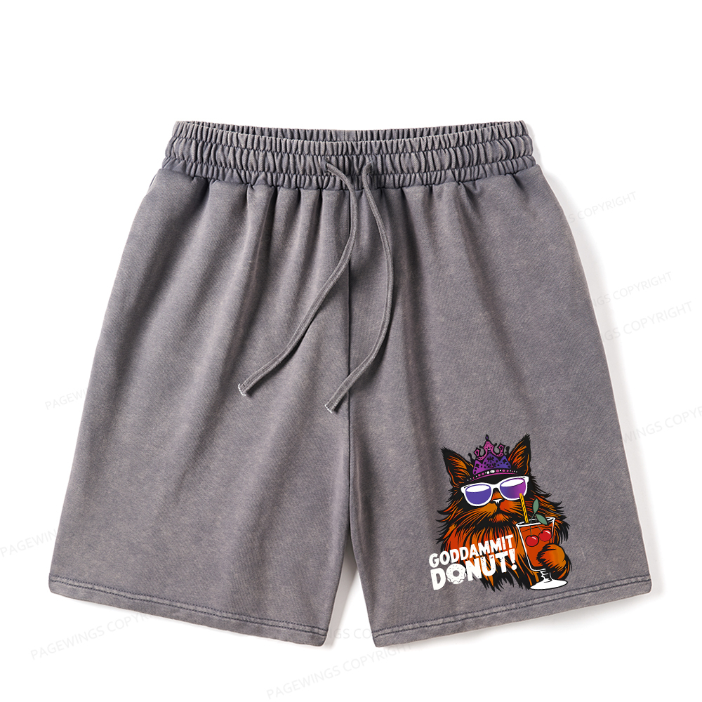 Pagewings Read Sci-Fi Book Unisex Washed Shorts