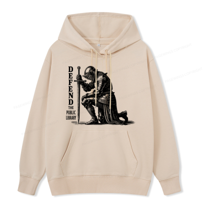Pagewings Defend the Public Library Unisex Classic Hoodie