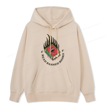 Pagewings Read Banned Books Unisex Classic Hoodie