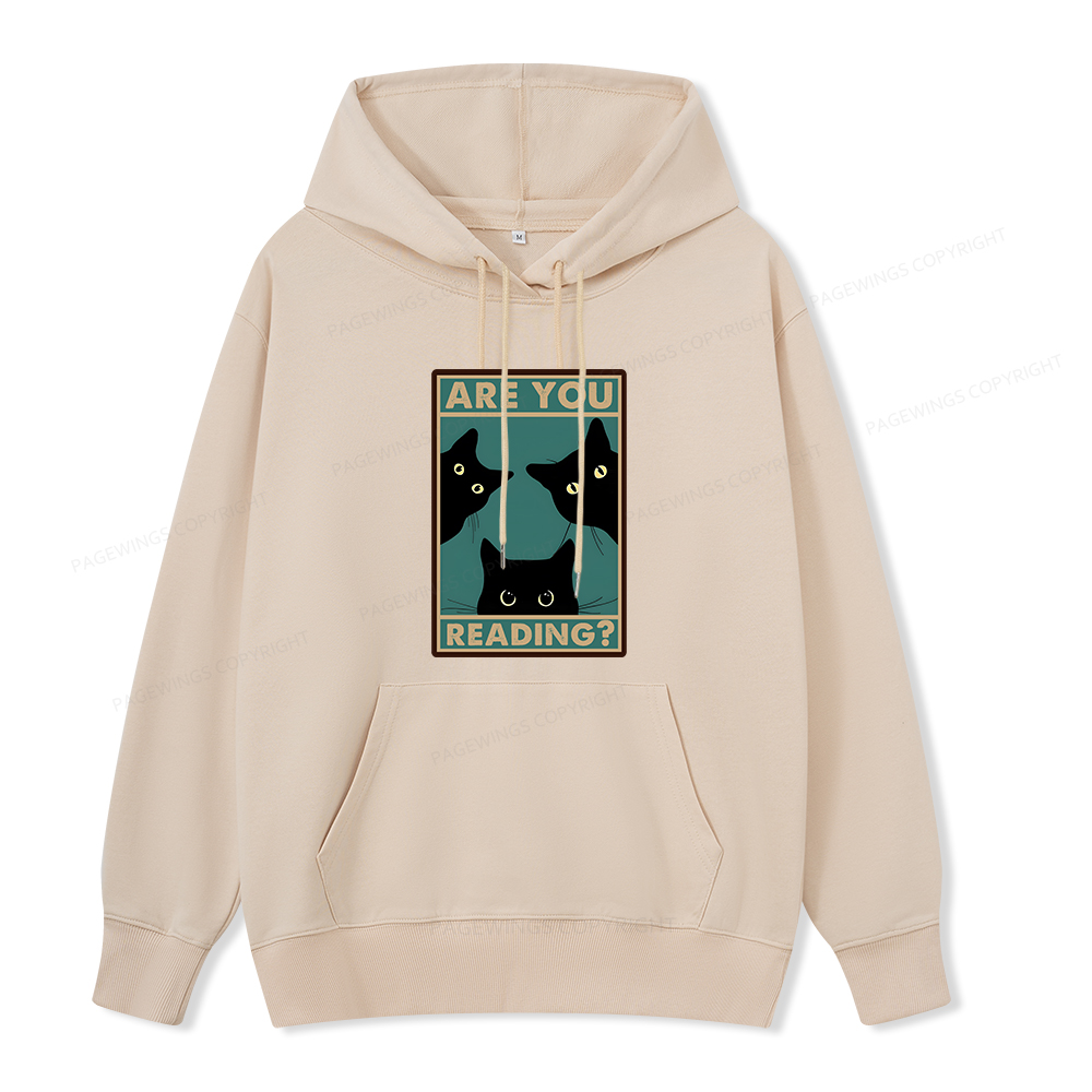 Pagewings Are You Reading Unisex Classic Hoodie