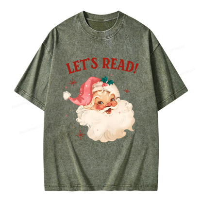 Pagewings Let’s Read Unisex Washed T-shirt