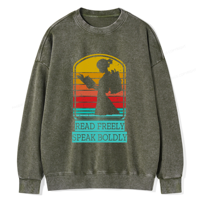 Pagewings Banned books T-Shirt Unisex Washed Sweatshirt