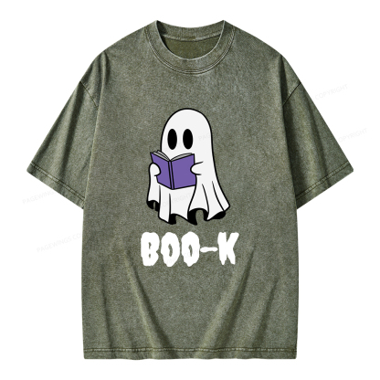 Pagewings Boo-K Unisex Washed T-shirt