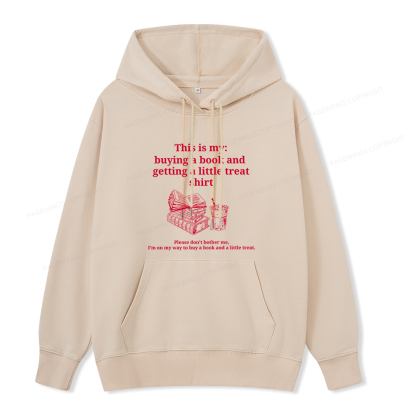 Pagewings Buying A Book And Getting A Little Treat Unisex Classic Hoodie