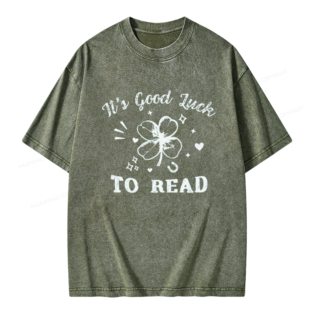Pagewings St Patricks Day Teacher Shirts  Unisex Washed T-shirt