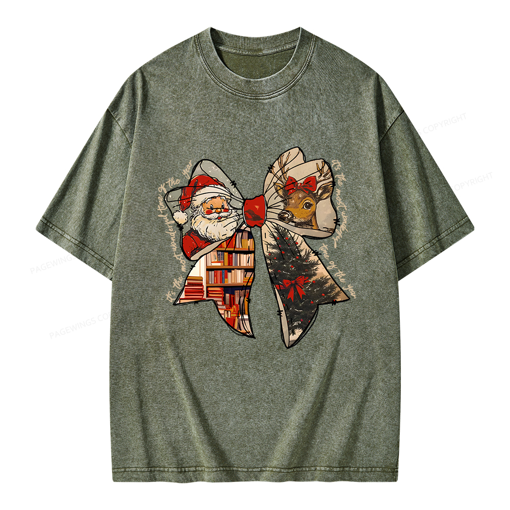 Pagewings It's The Most Wonderful Time Of The Year Unisex Washed T-shirt