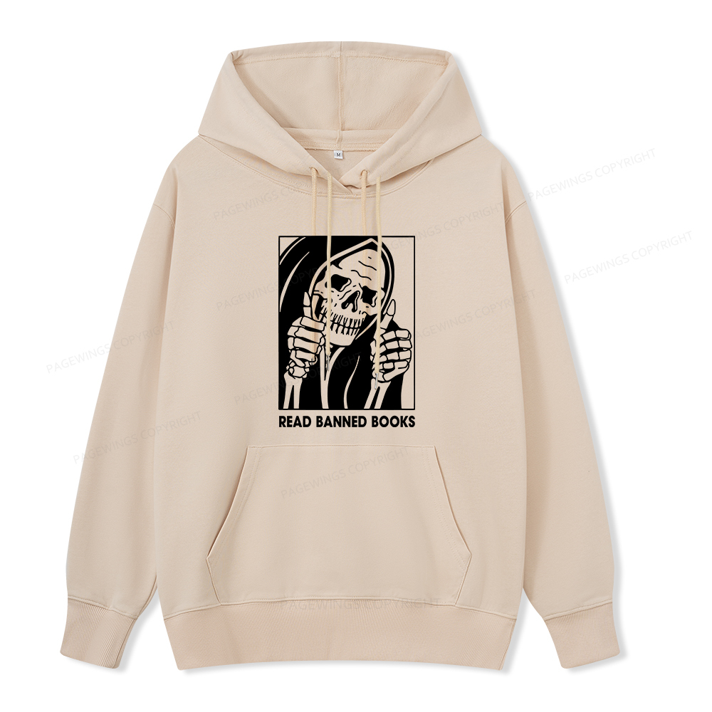 Pagewings Read Banned Book Unisex Classic Hoodie