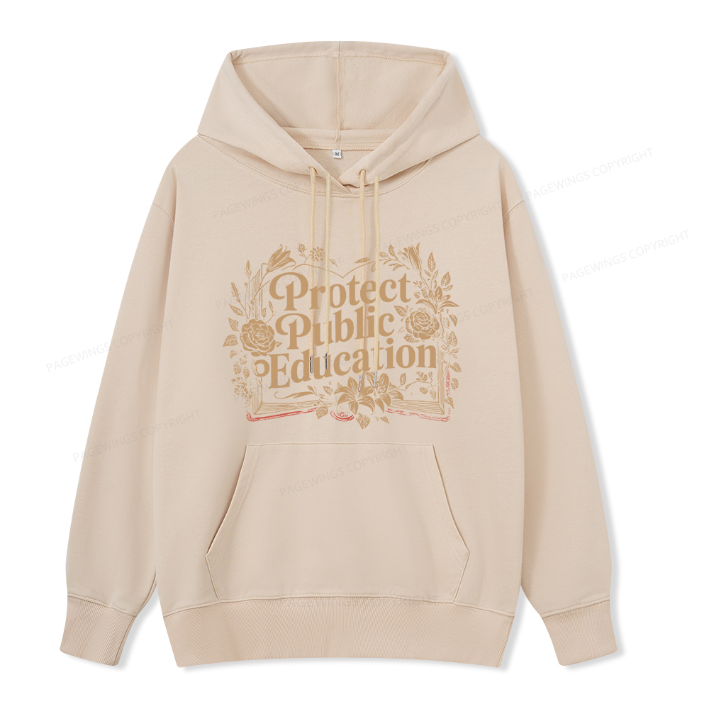 Pagewings Protect Public Education Unisex Classic Hoodie