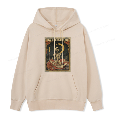 Pagewings The Reader Tarot Card Unisex Classic Hoodie