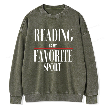 Pagewings Vintage Reading Sweatshirt, Booklover gift  Unisex Washed Sweatshirt
