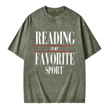 Pagewings Vintage Reading Sweatshirt, Booklover gift  Unisex Washed T-shirt