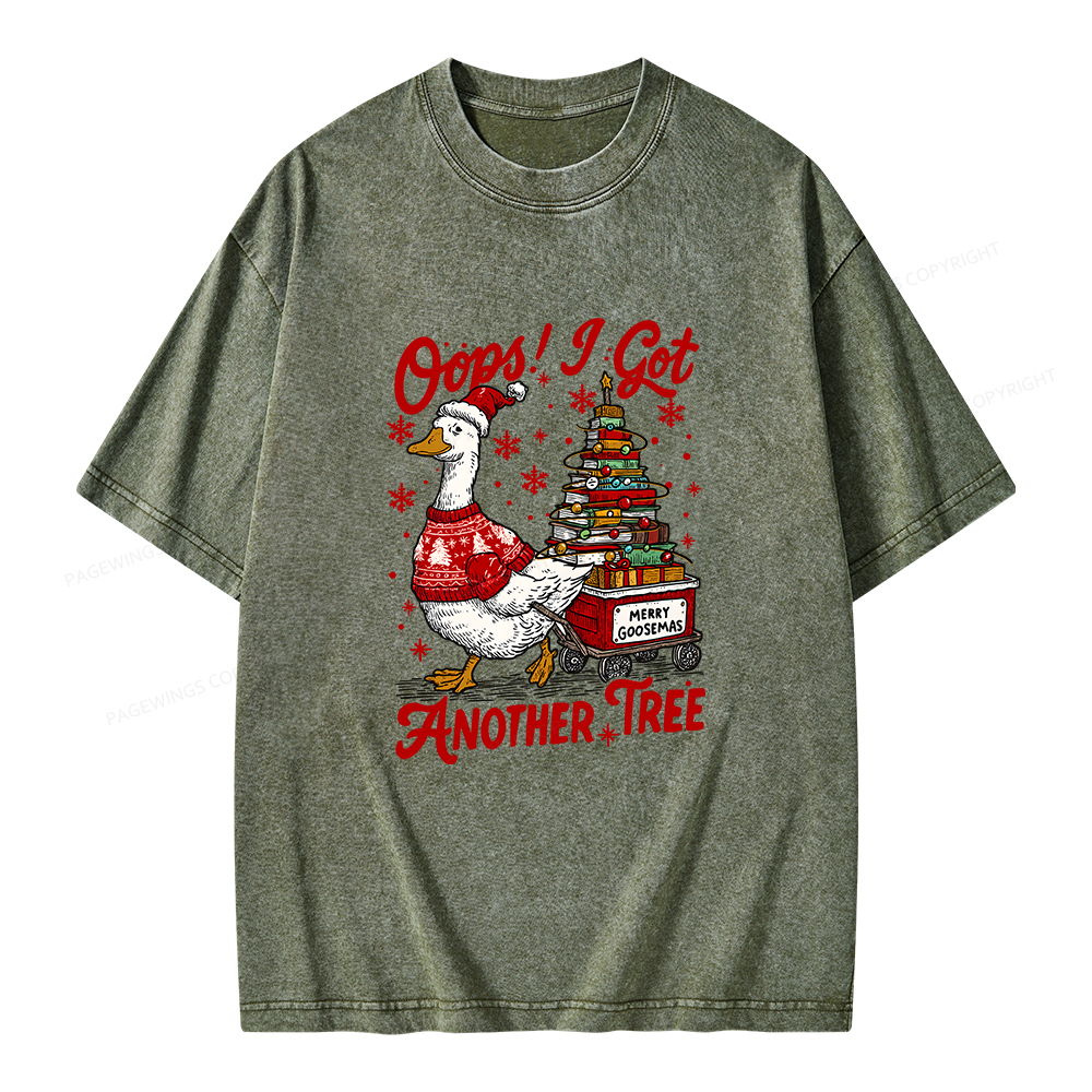 Pagewings Oops I Got Another Tree Unisex Washed T-shirt