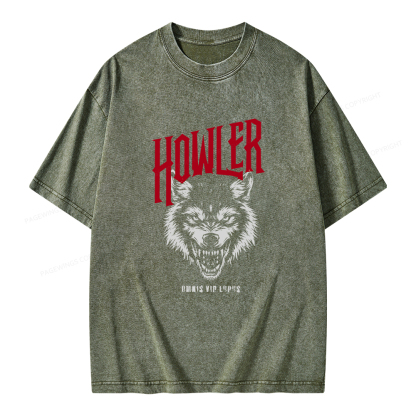 Pagewings Howler Unisex Washed T-shirt