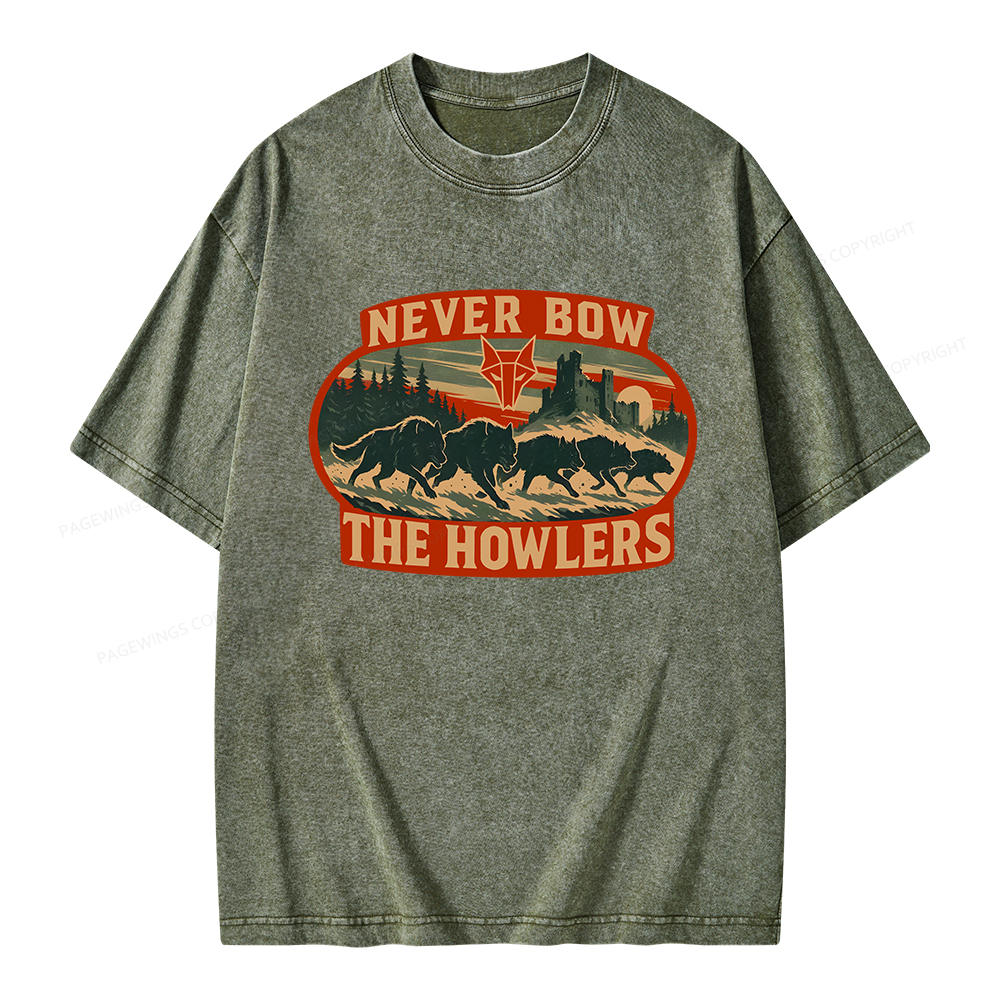 Pagewings The Howlers Unisex Washed T-shirt