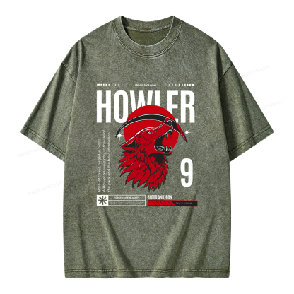Pagewings Howler Unisex Washed T-shirt