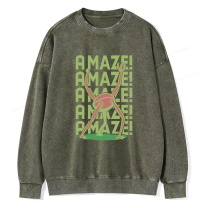 Pagewings Rocky Amaze Unisex Washed Sweatshirt