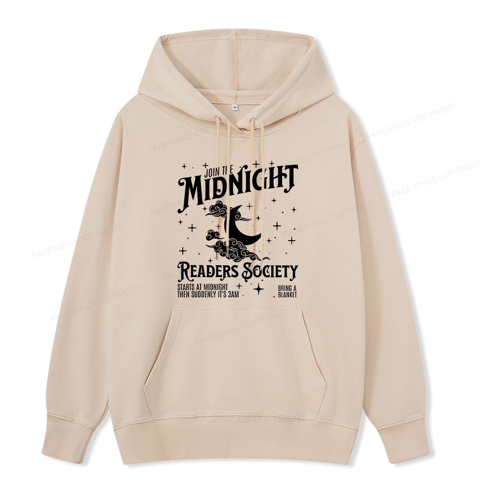 Pagewings Late Night Readers Book Club Unisex Classic Hoodie