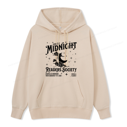 Pagewings Late Night Readers Book Club Unisex Classic Hoodie