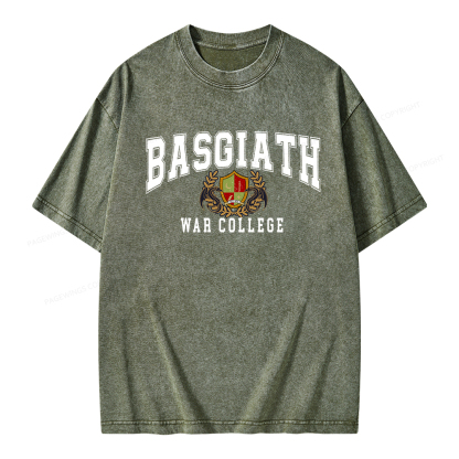 Pagewings Basgiat War Collage Unisex Washed T-shirt