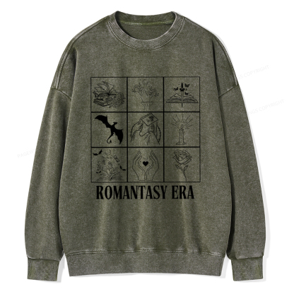 Pagewings Romantasy Era Book Shirt Comfort Colors t-shirt Unisex Washed Sweatshirt